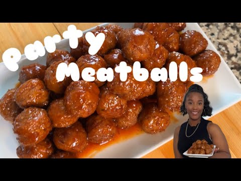Grape Jelly Chili Meatball - Party Crowd Pleaser - YouTube