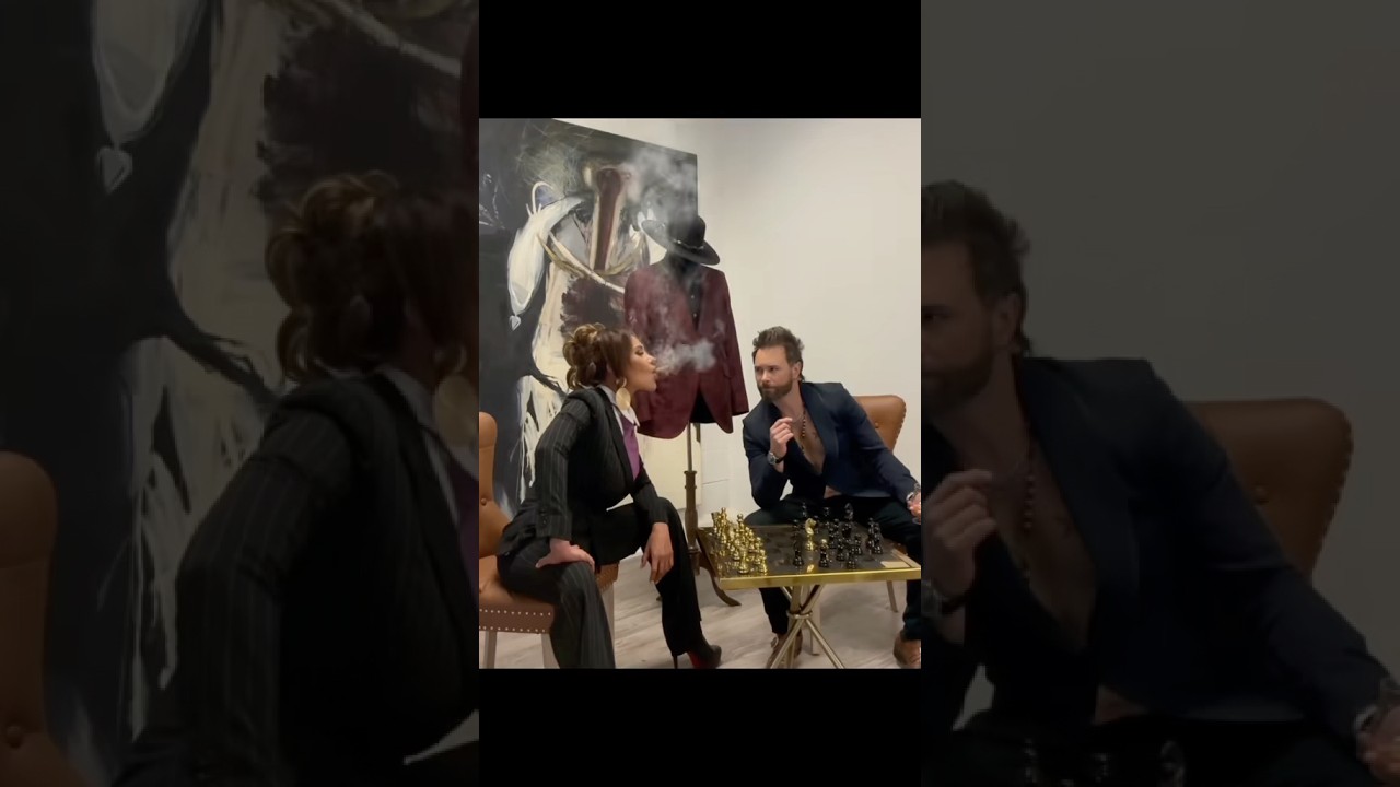 Behind the scenes from ROCK THE RUNWAY promo shoot with Sarah Tahseen and Michael Cavallo 