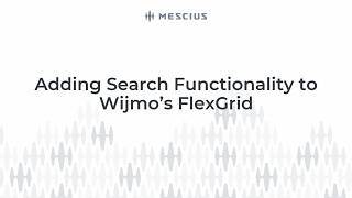 How to Add Search Functionality to a JavaScript Datagrid Application