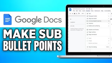 How to Make Sub Bullet Points in Google Docs (2025) - Full Guide
