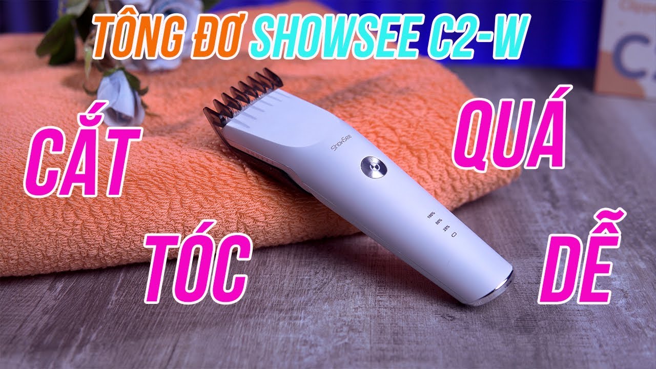 Tông đơ cắt tóc ShowSee C2W - dao cắt siêu bén, giá... - youtube