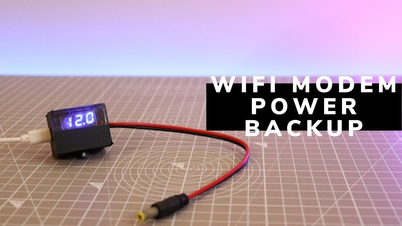 How To Make WiFi Router Power Bank YouTube