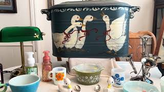 Estate Sale Finds Video #629:  Pyrex, Sterling, Jadeite, & A Lot More