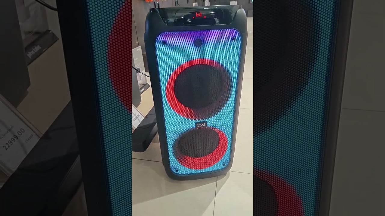 ₹12,999.00 only New boAt Party Pal 400 160W Portable Bluetooth Speaker   