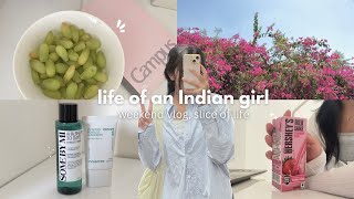 Weekend vlog 🍃 slice of life, spring days🌸🍇 aesthetic life in India