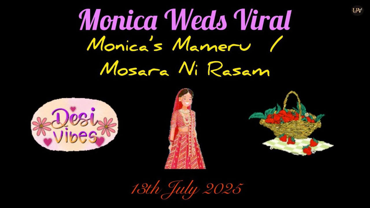 Monica weds Viral, Mameru Rasam