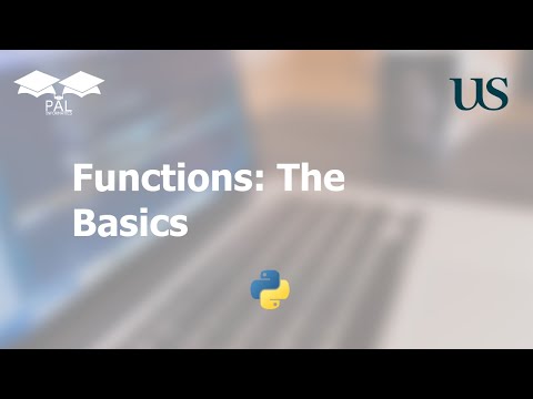 Functions: The Basics - Python Crash Course