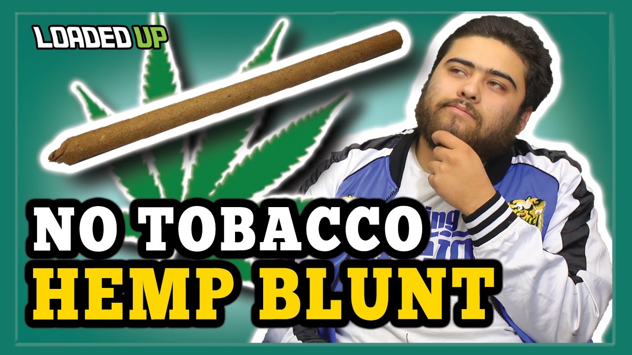 Smoking Weed With Hemp Blunt Wrap Tobacco Free!