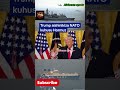 Trump Aishinikiza NATO Kuhusu Hormuz