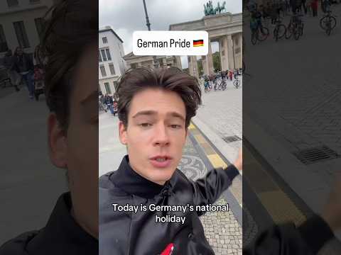 German Celebrates National Holiday