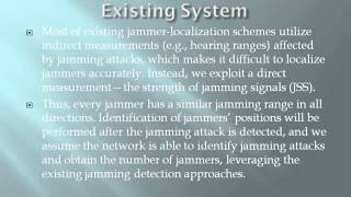 2014 IEEE JAVA/DOTNET An Error Minimizing Framework for Localizing Jammers in Wireless Networks Net Worth