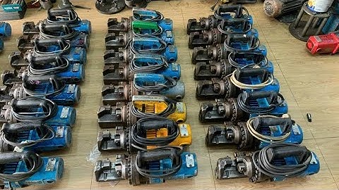 Máy Cắt Sắt Thủy Lực Bị Hư, Cắt Yếu, Ty Không Về, Kiểm Tra Báo Giá Trước Khi Sửa