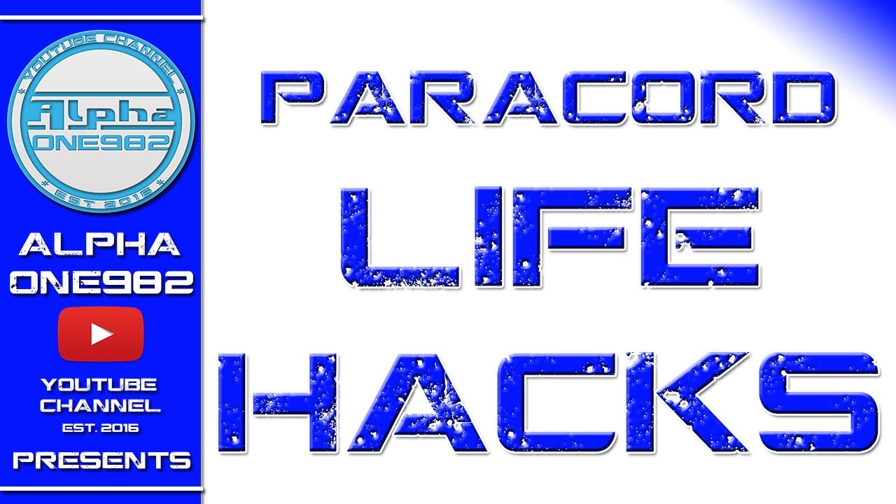 Paracord Life Hacks 2017 YouTube