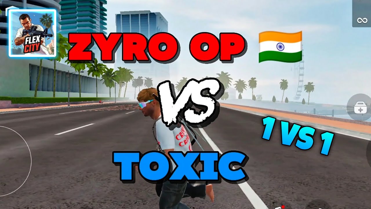 ZYRO OP vs TOXIC 😈 | Flex City 1v1 Intense Fight | Full Gameplay