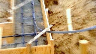 Building industry. Construction of a family house. Part 2 Full HD! Formwork and reinforcement
