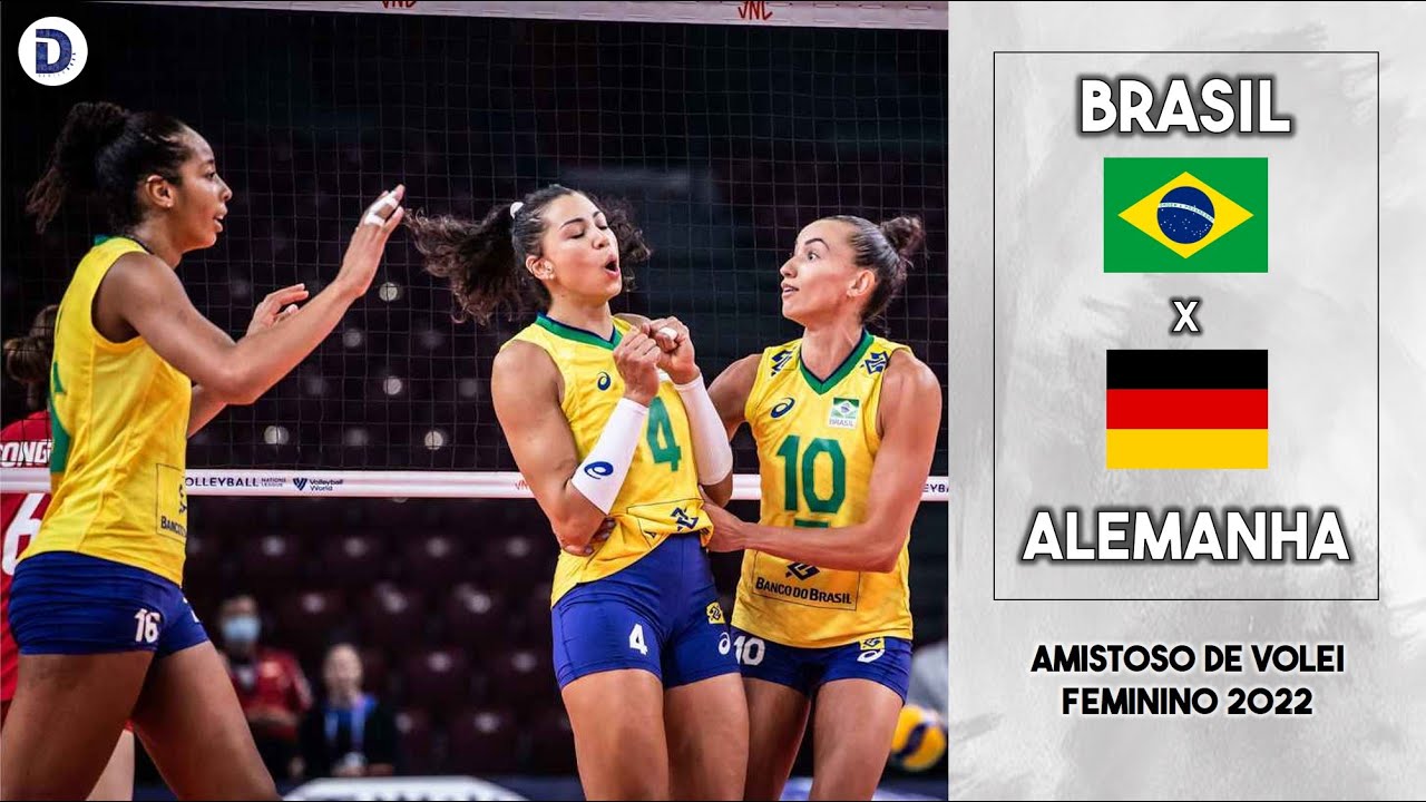 Brasil x Alemanha | Melhores Momentos | Amistoso de Vôlei Feminino 2022 ...