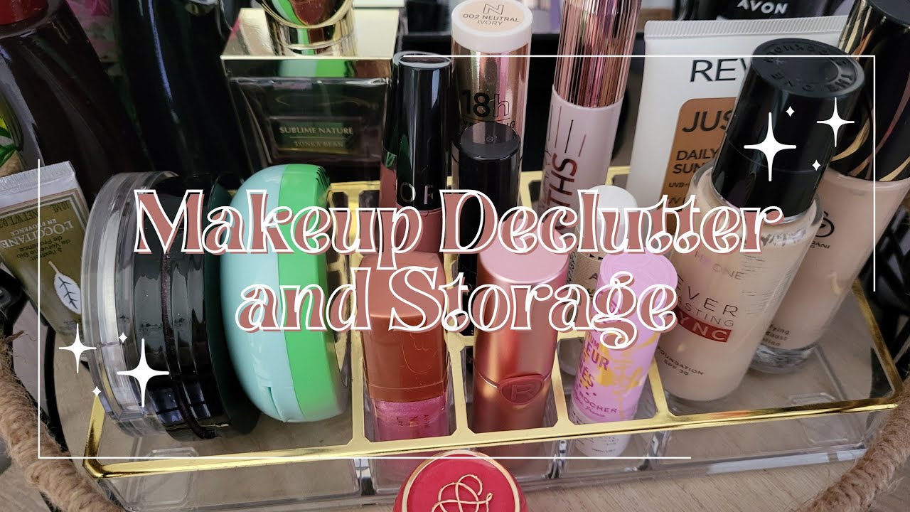 Curățenie și Organizare la produsele de makeup | Makeup Declutter and Storage