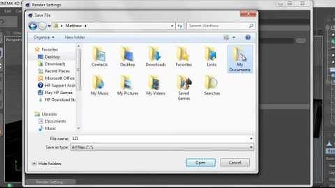 How to save projects on cinema 4D demo
