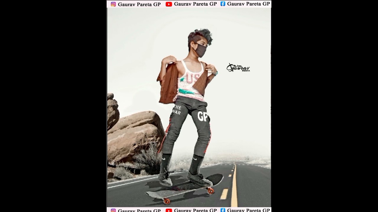 Skateboard Photo Editing | Original to Edit by Gaurav Pareta GP