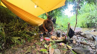Solo Wild Camping Tepi Sungai Yang Sangat Jernih Tapi Diserang Sesuatu!