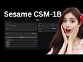 Sesame CSM 1B: Google Colab Installation & Testing