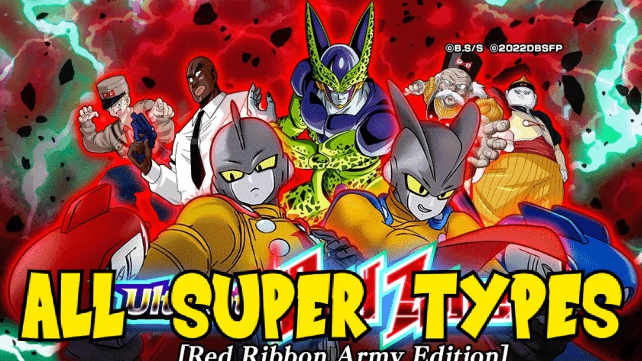 RED RIBBON ARMY RED ZONE STAGE 6 ALL SUPER TYPES MISSION | DBZ Dokkan Battle
