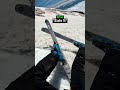 When you almost don't make it out alive #skiing #fear