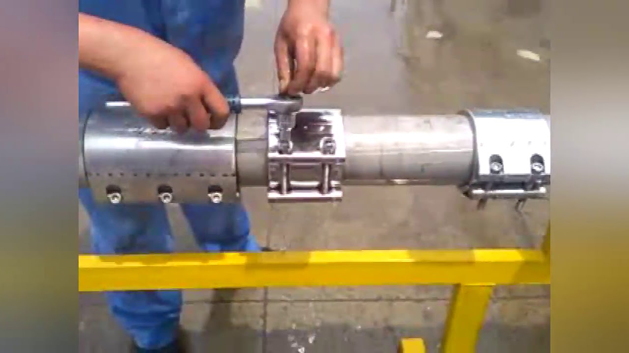 InstallationHow to repair the leaking pipe use RCHS stainless steel