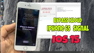 How to Bypass Icloud IOS 15 IPhone 6S With Signal Passcode