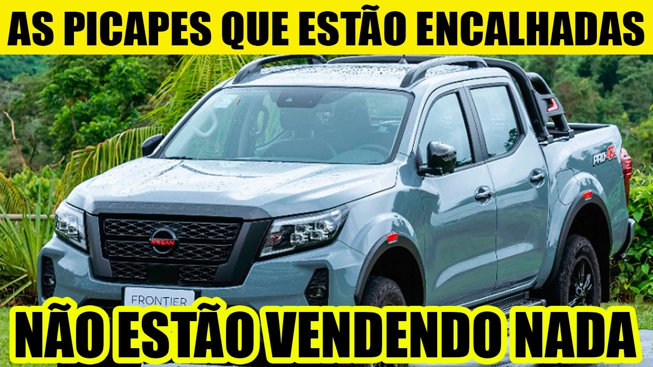 AS PICAPES QUE ESTÃO ENCALHANDO NAS CONCESSIONÁRIAS