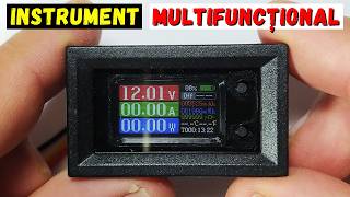 Voltmetru, Ampermetru, Watmetru, Nivel Baterie și Capacitate – Instrument multifuncțional de Panou