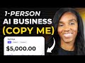How I’m ACTUALLY Building A 1-Person AI Business (So You Can Copy Me)