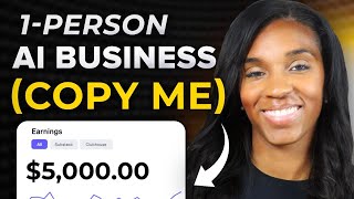 How I’m ACTUALLY Building A 1-Person AI Business (So You Can Copy Me)