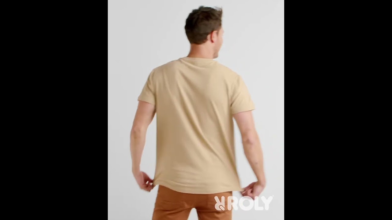 T-shirt Roly Stafford - Col Rond Double Couche - Homme - Neuf Avec étiquettes