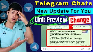 How To Edit Link Preview In Telegram || Telegram Chats Me Link Preview Kaise Change Kare