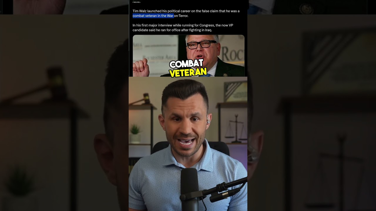 Tim Walz’s POLITICAL CAREER Built on a LIE