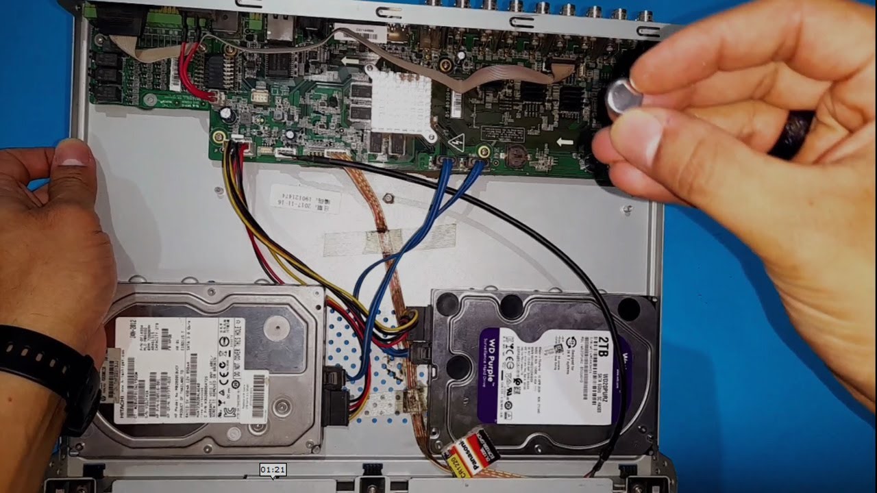 حل مشكلة الوقت والتاريخ 1970 في دي في ار هيك فيجن  DVR Hikvision