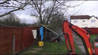 New fence and gravel driveway Brinklow Nr. Coventry