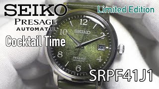 SEIKO SRPF41J1 Presage - YouTube
