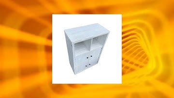 Kallax insert compatible cube storage rustic shelf with doors