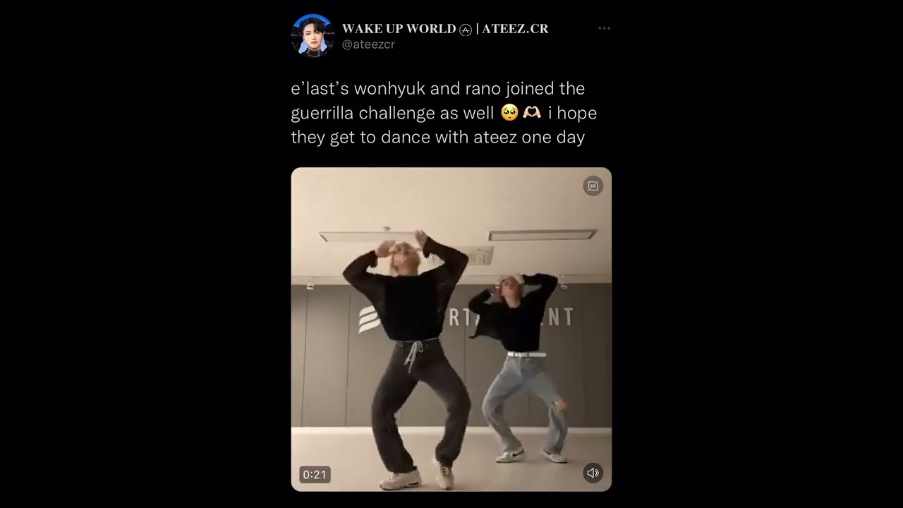 E'last's Wonhyuk and Rano joining Guerrilla challenge 💅