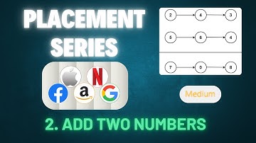 2. Add Two Numbers - Telugu || Placement Series || @DSATeluguZone || Leetcode