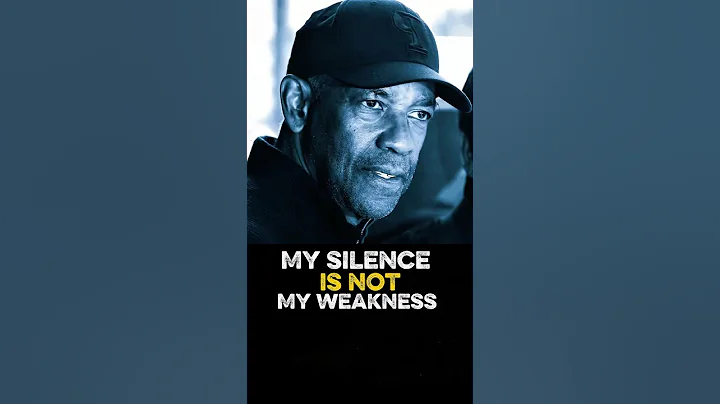 My Silence Is Not Weakness | Denzel Washington #Positivity #success #motivation