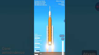 recriando a missão Artemis II no SPACE FLIGHT SIMULATOR!!!! #sfs #spaceflightsimulator #gameshorts