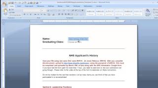 NHS Application Process