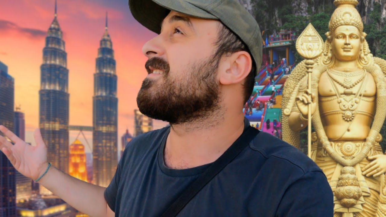 Dünyanın en büyük mağara tapınağı; Batu Cave. Malezya'yı geziyorum.  #136