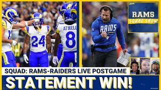 RAMS SQUAD SHOW POSTGAME LIVE: Gavin Carlson, Michael Brockers and Rob Buska React to Raiders Game!