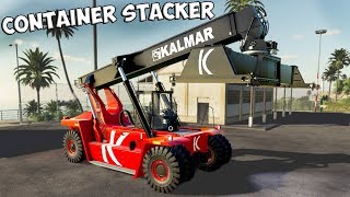Farming Simulator 19 | KALMAR DRF450 CONTAINER STACKER!