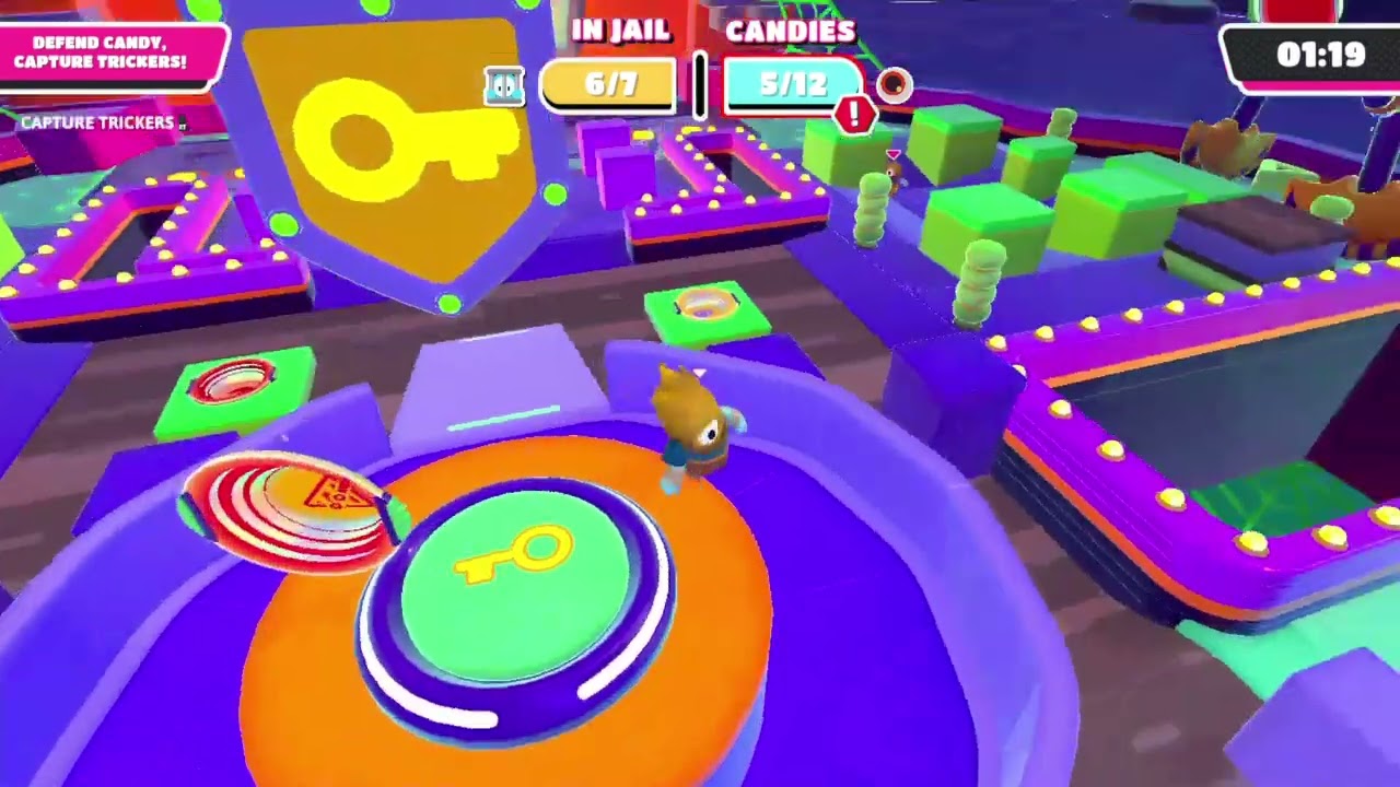 Fall Guys Halloween 2022. All Halloween Sweet Thieves rounds.