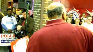 Celebrity Michael Steele RNC at the Fire Pelosi Bus Stop/Victory Rally at Pollak for Congress office Wealth